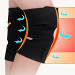 1 Pair Adjustable Health Care Tourmaline Self Heating Knee Pad Magnetic Therapy Knee Protective Belt Relieve Leg Pain