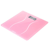 Two Colors 180Kg Slim Waist Pattern Personal Scale LCD Display Electronic Weighting Scale Transp Bathroom Weight Scale