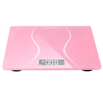 Two Colors 180Kg Slim Waist Pattern Personal Scale LCD Display Electronic Weighting Scale Transp Bathroom Weight Scale