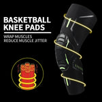 1 Piece Basketball Kneepads Elastic Foam Volleyball Knee Pad Protector Fitness Gear Sports Training Support Bracers