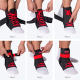 Ankle Support Brace Sports Foot Stabilizer Adjustable