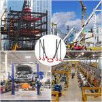 VEVOR Lifting Chain Sling Lifts 5 Tonne 1.5M 3M 4M X 5/16 Inch Heavy Duty With 4 Legs Grade Hooks and Adjuster G80 Alloy Steel