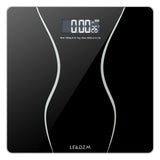 Two Colors 180Kg Slim Waist Pattern Personal Scale LCD Display Electronic Weighting Scale Transp Bathroom Weight Scale