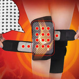 1 Pair Adjustable Health Care Tourmaline Self Heating Knee Pad Magnetic Therapy Knee Protective Belt Relieve Leg Pain