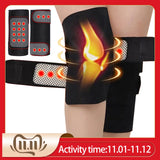 1 Pair Adjustable Health Care Tourmaline Self Heating Knee Pad Magnetic Therapy Knee Protective Belt Relieve Leg Pain