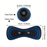Electric Neck Massager Muscle Massage Stimulator Low Frequency Instrument Back Cervical Calf Patches Joints Relief Body