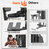 , Multifunctional Home Gym Equipment, Workout Station with 154LBS