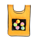 New Outdoor Sports Game Props Sticky Ball Vest Throwing Toy Throwing Target Game with Ball Waistcoat for Children&#39;s Sports Toys