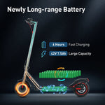 US Stocks Iscooter i9 Electric Scooter 8.5inch 350W 25KM/H e scooter Adult Electric kick scooter 7.5Ah Mini Scooter with APP