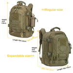 60L Men Military Tactical Backpack Molle Army Hiking Climbing Bag Outdoor Waterproof Sports Travel Bags Camping Hunting Rucksack