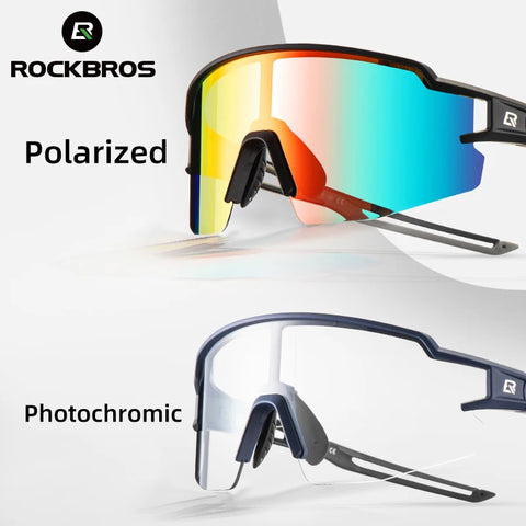 ROCKBROS Photochromic Cycling  Sports Sunglasses Men Women