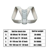 Back Posture Corrector Adjustable Neck Brace Training Equipment Home Office Man Woman Postura Shoulder Support Correction Belt