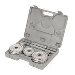 33lb Chrome Dumbbell Set With Carry Case