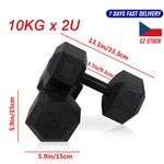 Hexagon Dumbbells Gym Weights