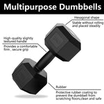 Hexagon Dumbbells Gym Weights