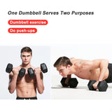 Hexagon Dumbbells Gym Weights