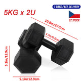 Hexagon Dumbbells Gym Weights